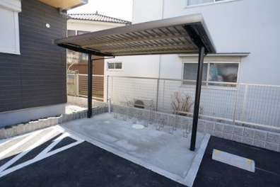 Sunmergeのその他共用部分|共用部には駐輪場を設置♪