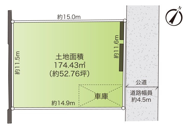 横浜市戸塚区矢部町土地の画像