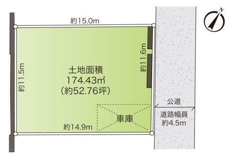 横浜市戸塚区矢部町土地の画像