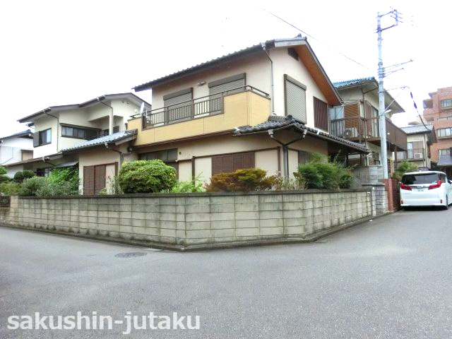大久保４丁目　中古戸建の外観|大久保4丁目　中古戸建　５DK　土地約４０坪　東南角地