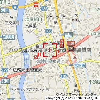カーサ・チェントロの地図|位置図