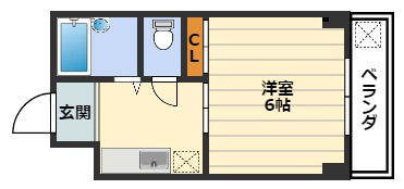 リバティ中津Ⅰの間取り