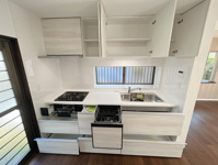 【キッチン】 | 筑紫野市美しが丘南4丁目　戸建 | 機能性の高いキッチンはお部屋のイメージにぴったりの洗練されたデザイン。水回り新品で気持ちよく生活をスタート♪