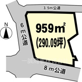 国松804-2貸地の画像