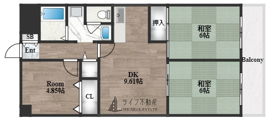 グランドメゾン浅田Ⅰの間取り