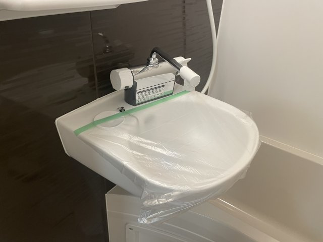 ハッピーコート豊沢の独立洗面台