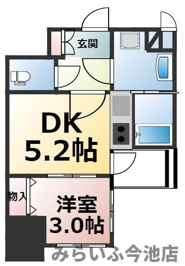 【間取り】 | プレサンス今池駅前フェルディノ