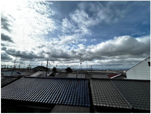 売土地　大東市北条6丁目（建築条件無し更地）の展望|西側眺望