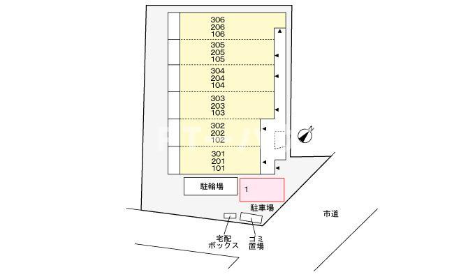 カルムの駐車場|駐車場