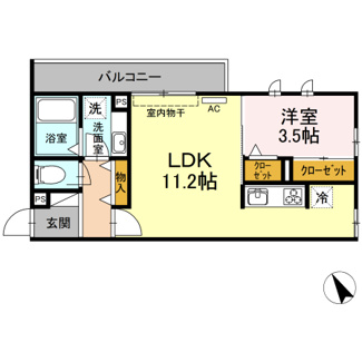 【間取り】 | メイユール東丸