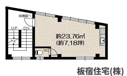 【間取り】 | 池尾ビル4階