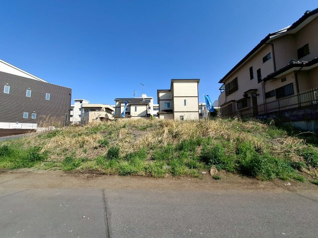 土地　川越市寺尾の前面道路含む現地写真|建築条件無し