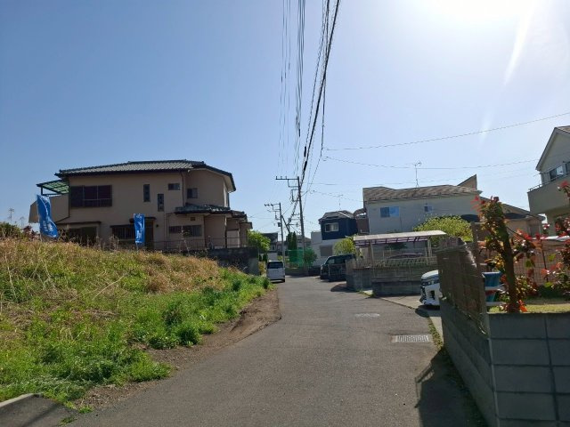 土地　川越市寺尾の前面道路含む現地写真|お好きなハウスメーカーで建築可能