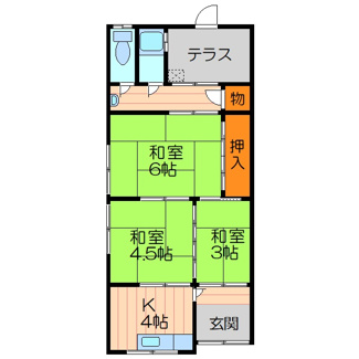 【間取り】 | 寿町平屋
