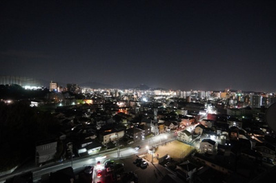 【展望】 | 【上質リノベ】グレイス山根 | 現地（2025年2月14日20：00頃）撮影