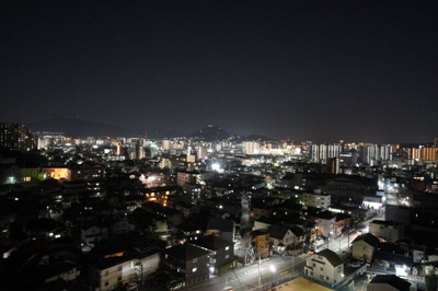 【展望】 | 【上質リノベ】グレイス山根 | 現地（2025年2月14日20：00頃）撮影