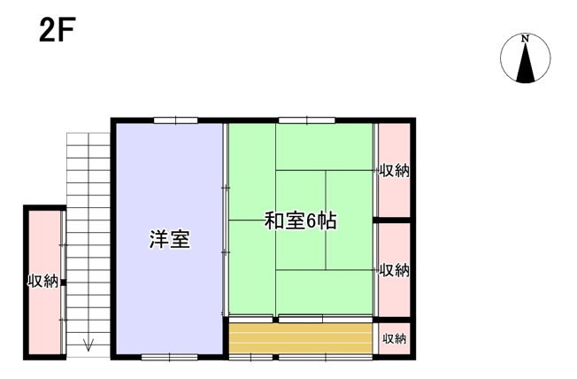 【間取り】 | 玉野市西田井地　戸建 | ★2階　間取図★