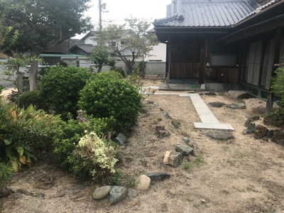 【庭】 | 玉野市西田井地　戸建 | ★広々お庭★