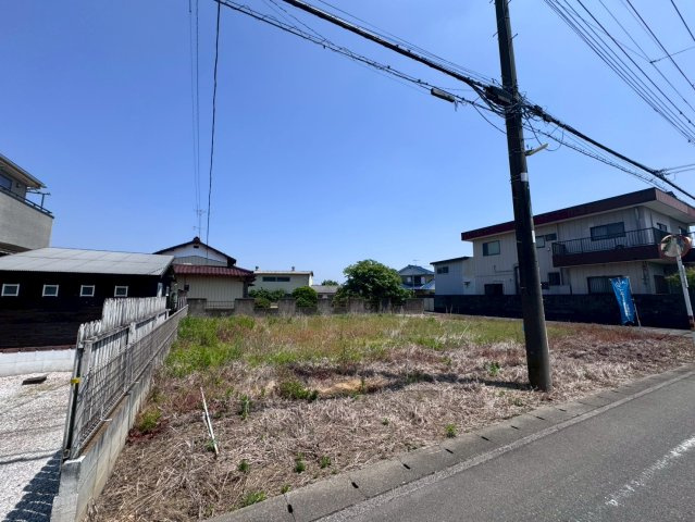 土地　川越市中老袋の外観|間口約22ｍ