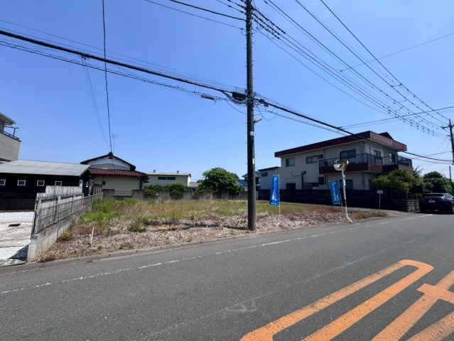 土地　川越市中老袋の前面道路含む現地写真|前面道路 幅員 約6.9m