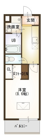 ルネス　クレールの間取り