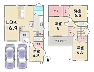 【間取り】 | 右京区西院金槌町
