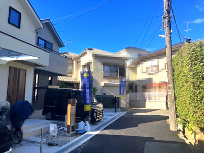 【前面道路含む現地写真】 | 豊中市上野東2丁目　C号地 | 第一種低層住居専用地域の良好な住環境が保たれたエリア！スーパーやドラッグストアが近くお買物に便利です。