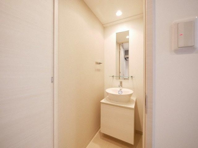 S-RESIDENCE江坂の独立洗面台