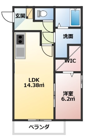 スマイルアパート相生　　刈谷市近郊の賃貸ならクラスホーム刈谷店の間取り
