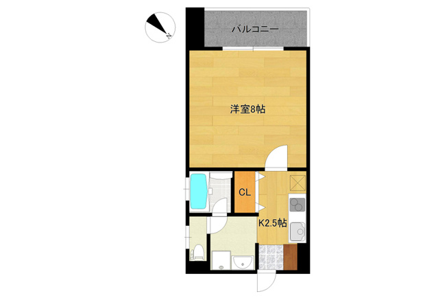 【間取り】 | グランビューYSR博多駅前
