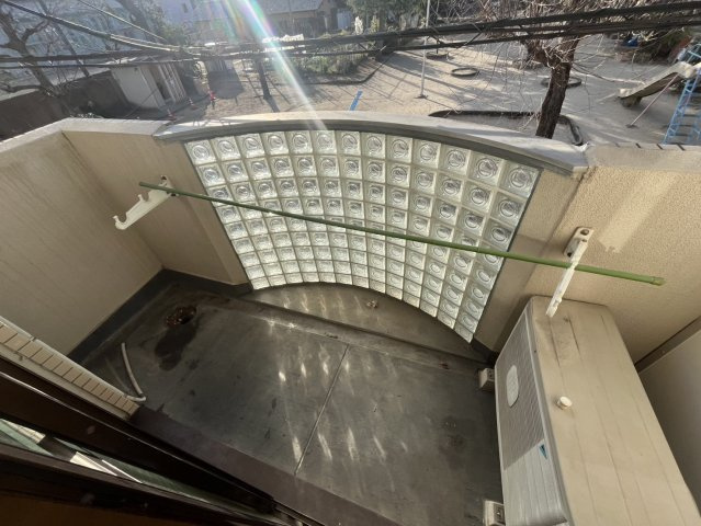 モリタマンションのバルコニー