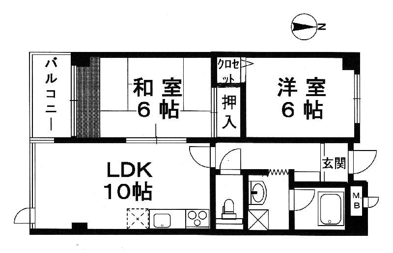 メゾンアルマの間取り