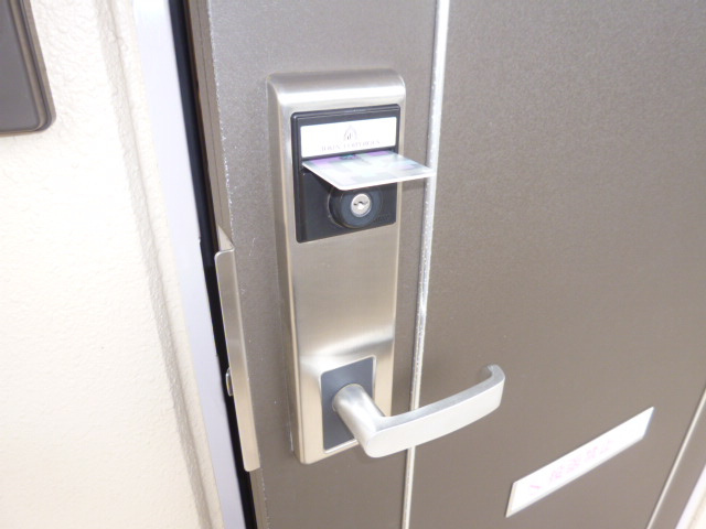 倉敷市福田町福田のアパートのセキュリティ