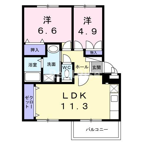 ライブタウン多加木の間取り