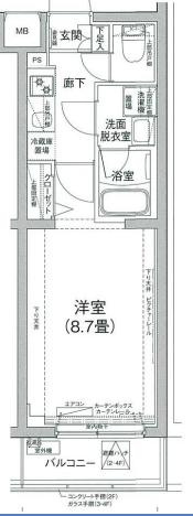 【間取り】 | アイルプレミアム笹塚ウエスト