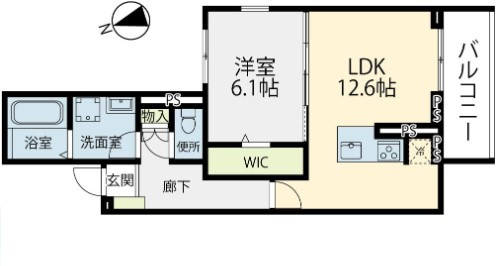 ELGRAND上津の間取り