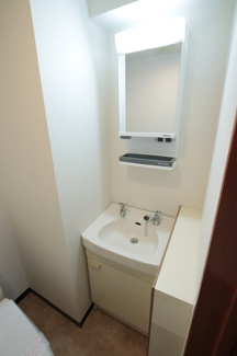 トイレに洗面所付きです