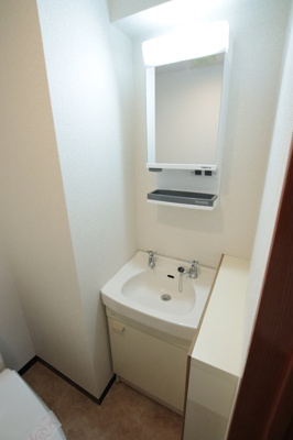 トイレに洗面所付きです