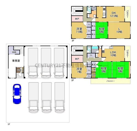 【間取り】 | 6SSLLDDKKの大きなお家です！