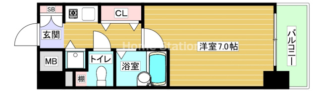 【間取り】 | プレサンス御幣島ステーションフロント