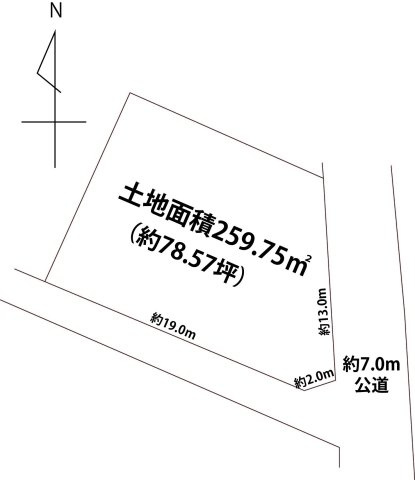 岐阜県不破郡垂井町綾戸の区画図