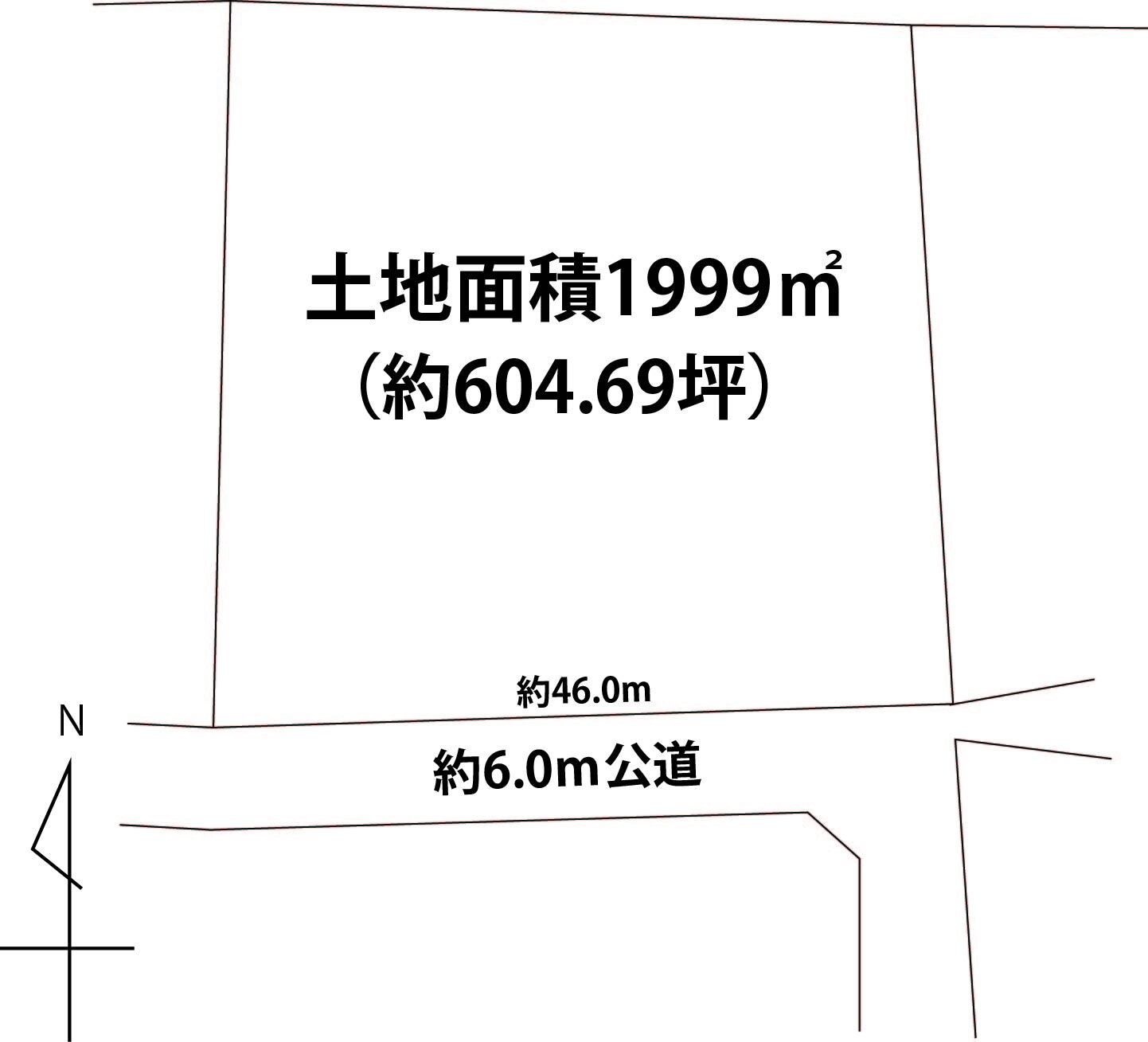 岐阜県不破郡垂井町綾戸の土地図
