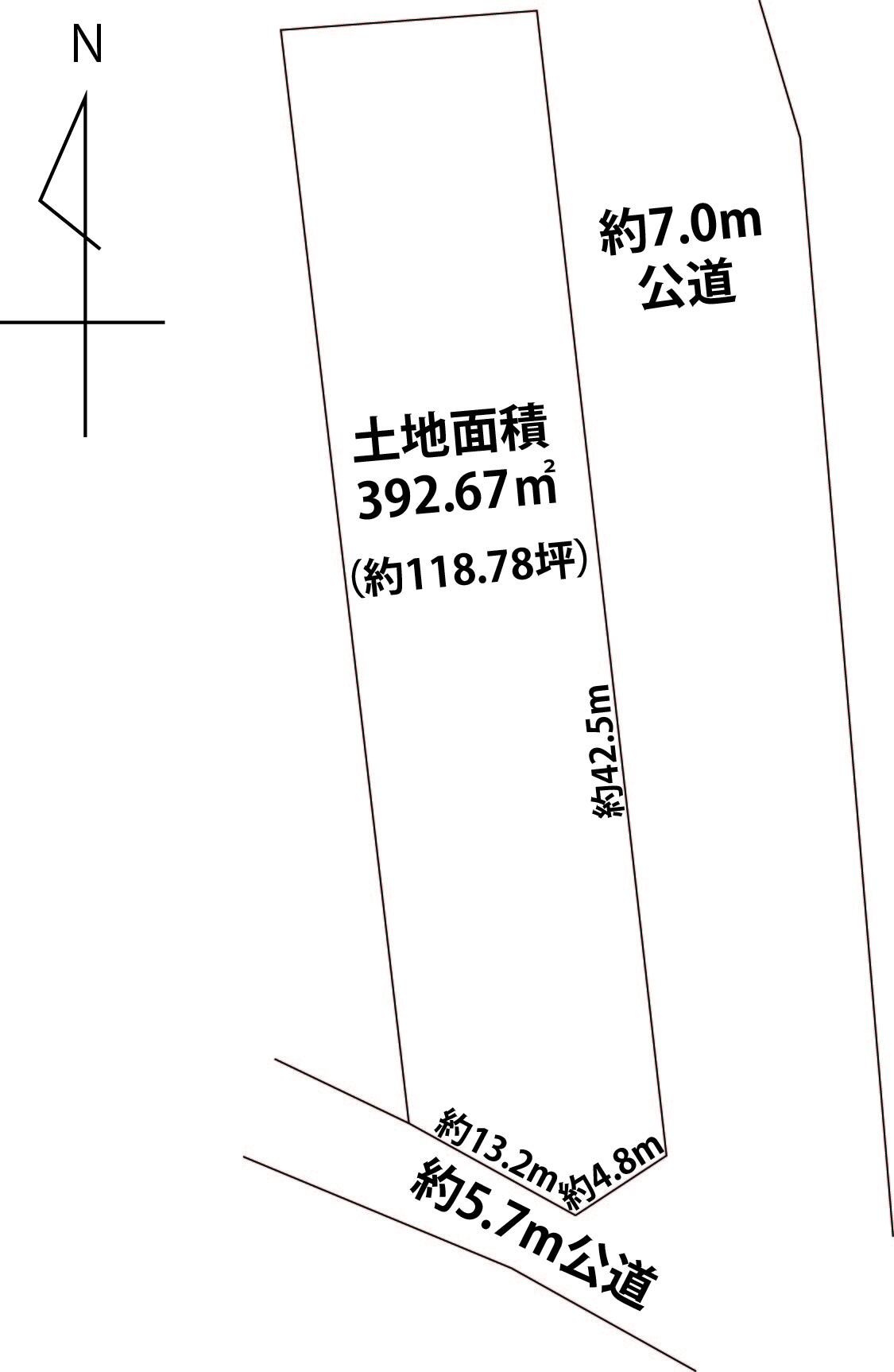 岐阜県不破郡垂井町綾戸の区画図