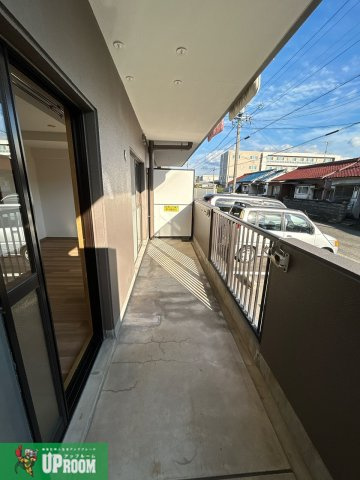 春日井市八幡町の賃貸マンションのバルコニー