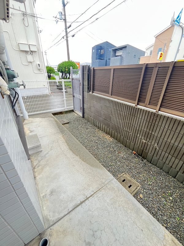 第二庭園ハイツのバルコニー