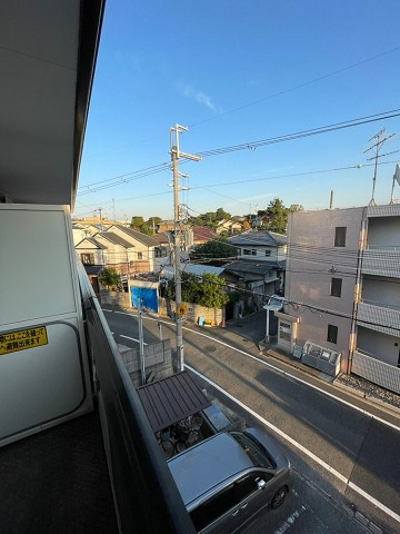 西宮市北名次町のアパートの展望