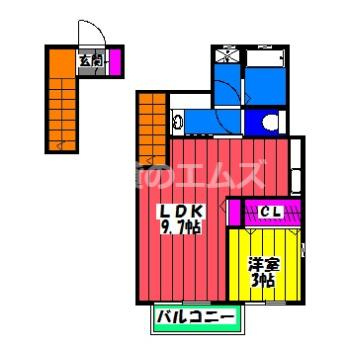 【間取り】 | コンフォールさくら | コンフォールさくらの間取り