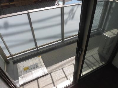 アート四条堀川のバルコニー