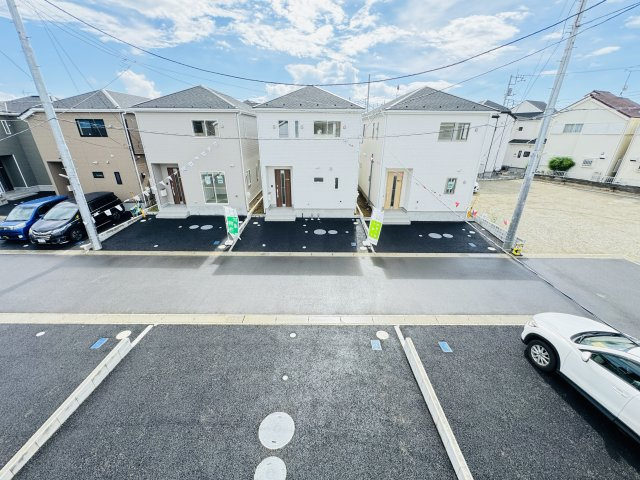 市川市下貝塚新築戸建（下貝塚第３）の展望|バルコニーより道路側眺望