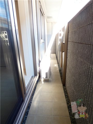 プレミアス学南のバルコニー